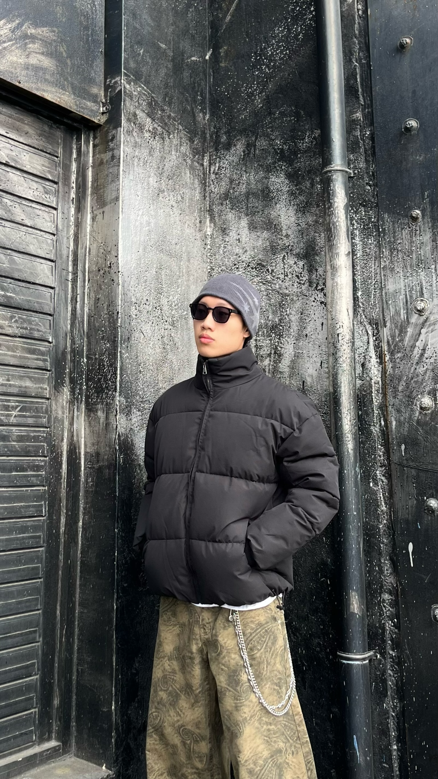 鋪棉立領麵包外套 (2colors)