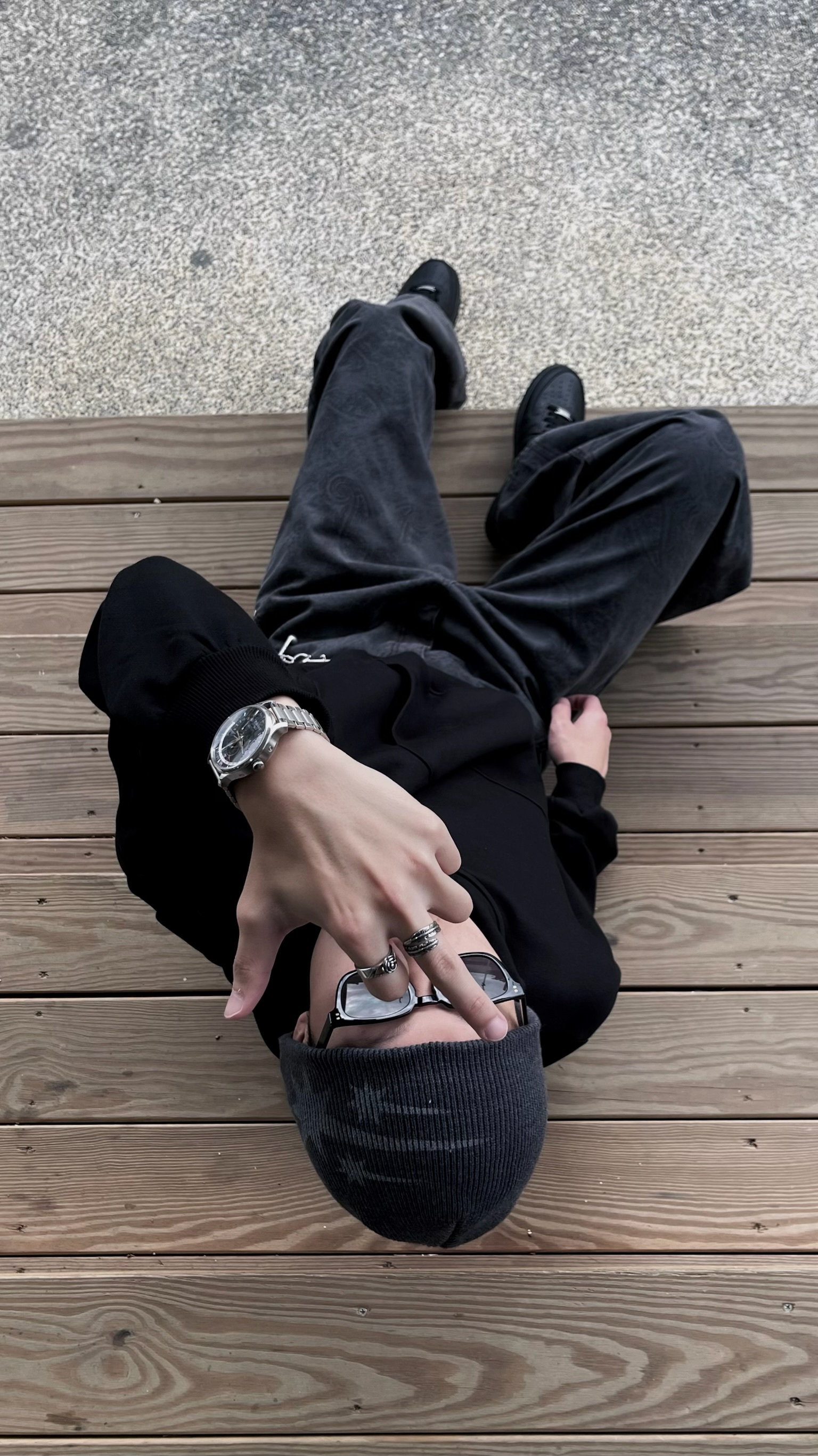 正韓 銀河碎星毛線帽 (2colors)