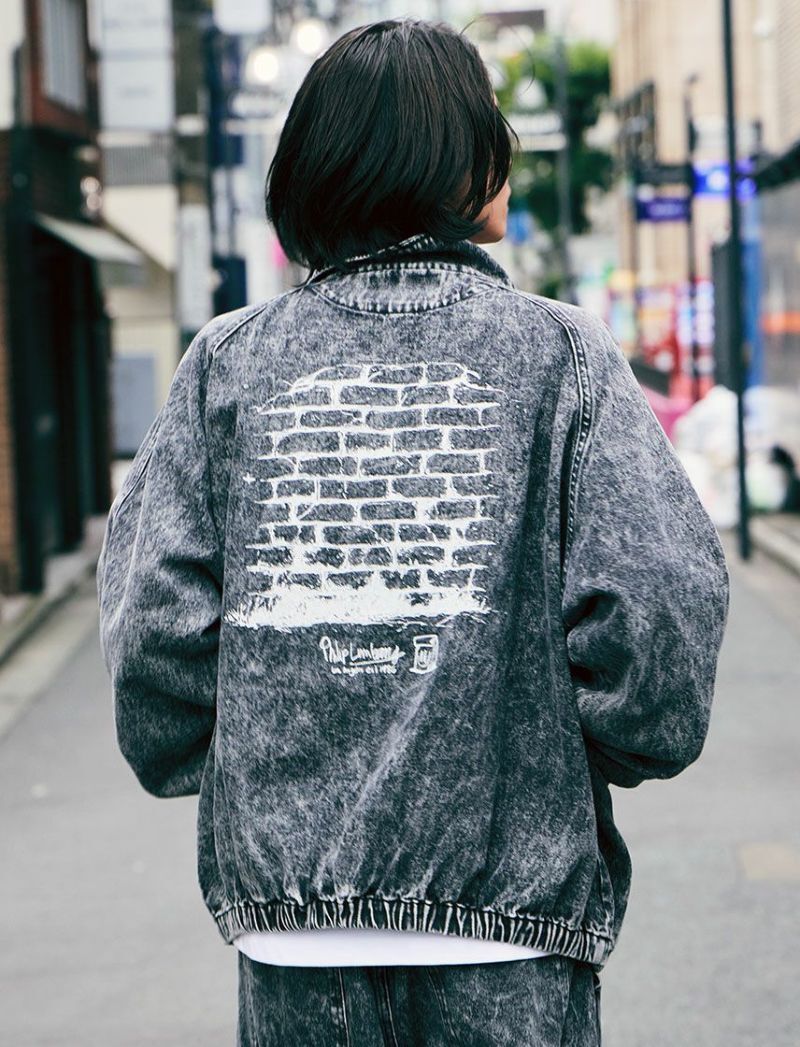 Philip Lumbang JP Denim Cropped Drizzler Jacket