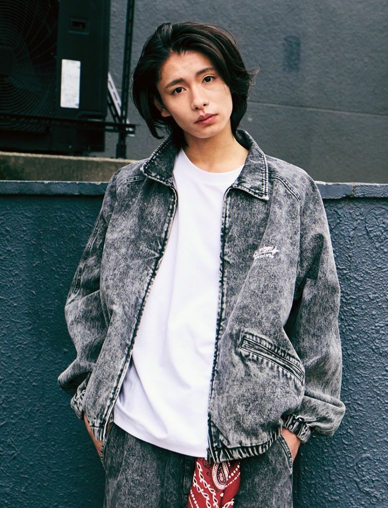 Philip Lumbang JP Denim Cropped Drizzler Jacket
