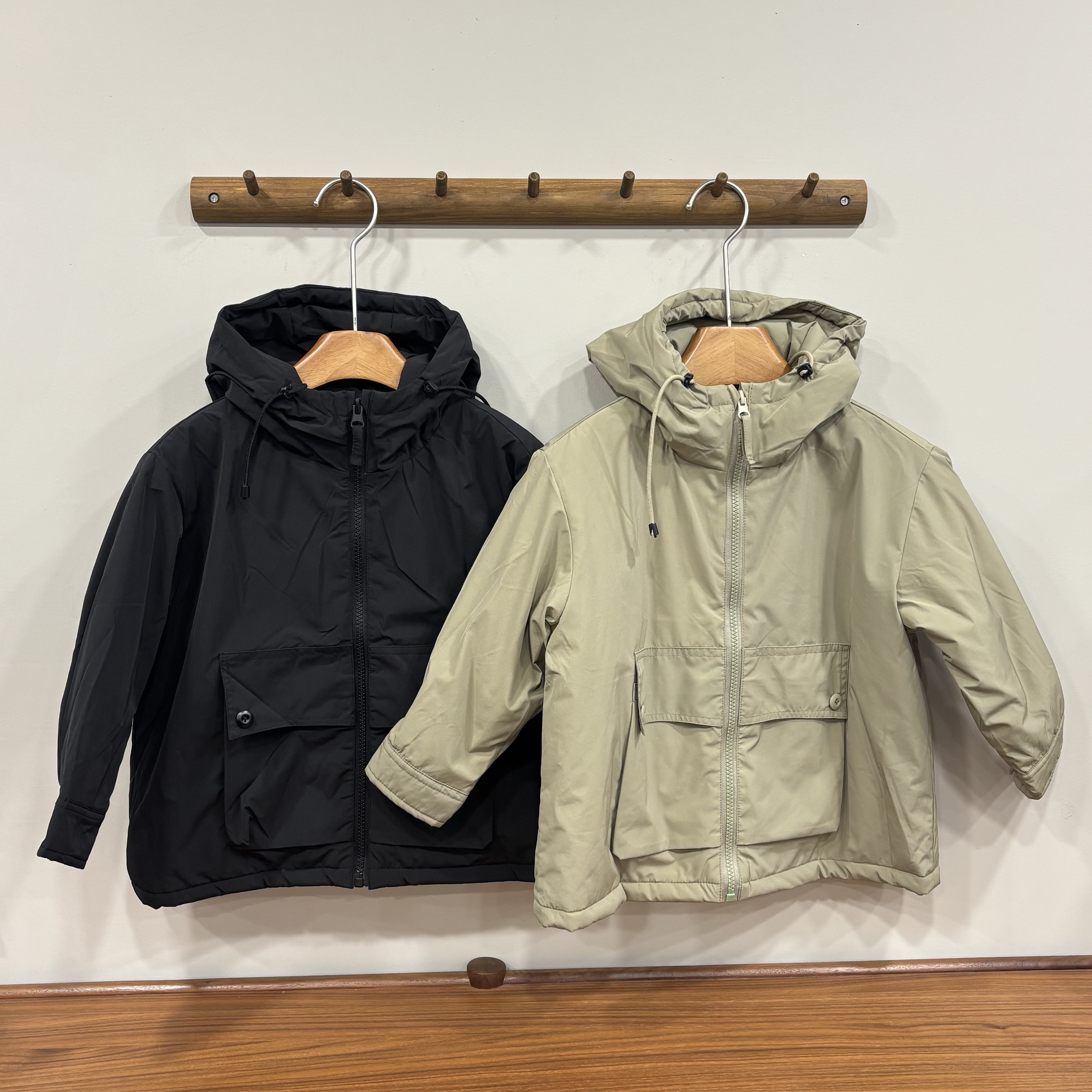 A03205純色鋪棉外套