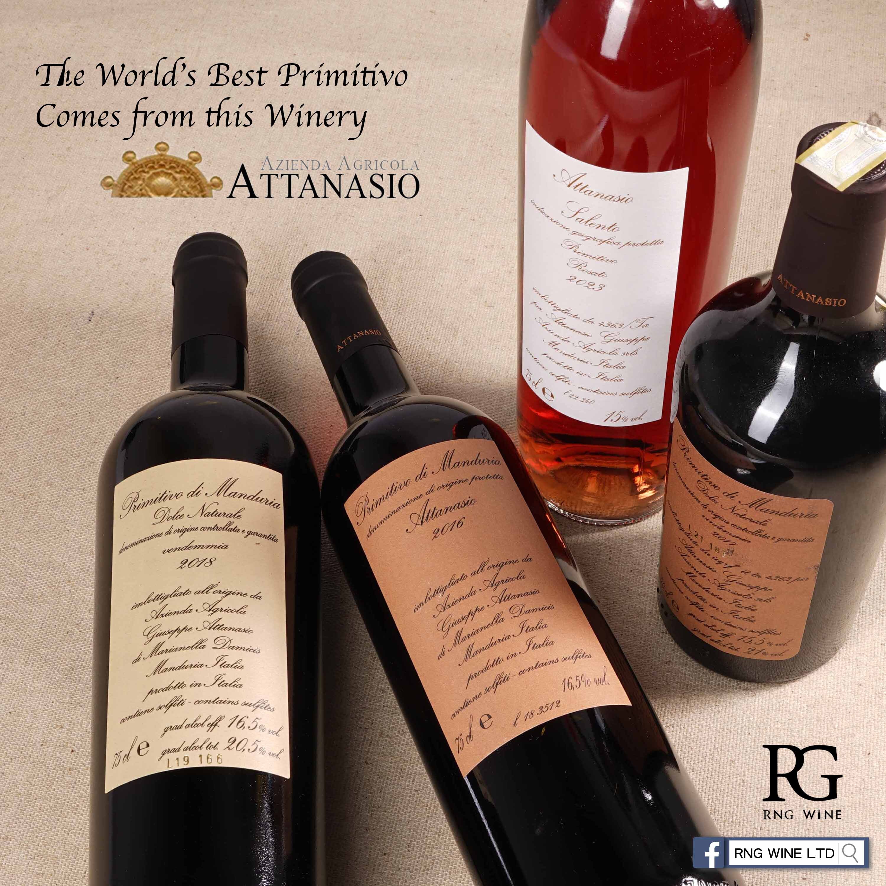 Attanasio Primitivo Rosato Salento 2023