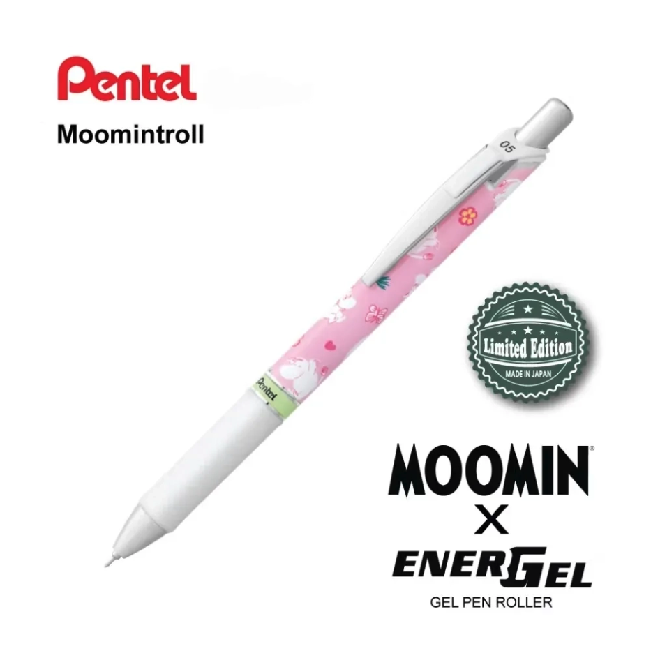 『Pentel』Moomin X 0.5 極速鋼珠筆 ENERGEL