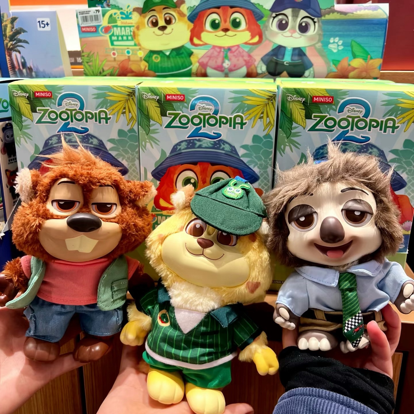 國外限定!迪士尼 動物方程式2 居民系列 盲盒  搪膠公仔