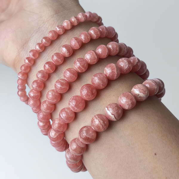 蕾絲紅紋石 菱錳礦