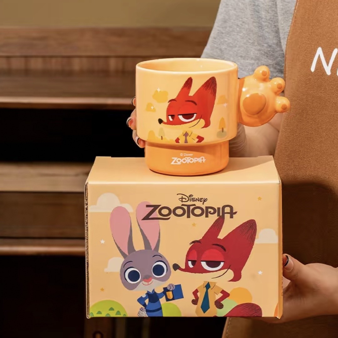 iSNEAKERS｜Disney 迪士尼 動物方城市2 ZOOTOPIA 2 聯名款 陶瓷馬克杯 疊疊杯 300ml