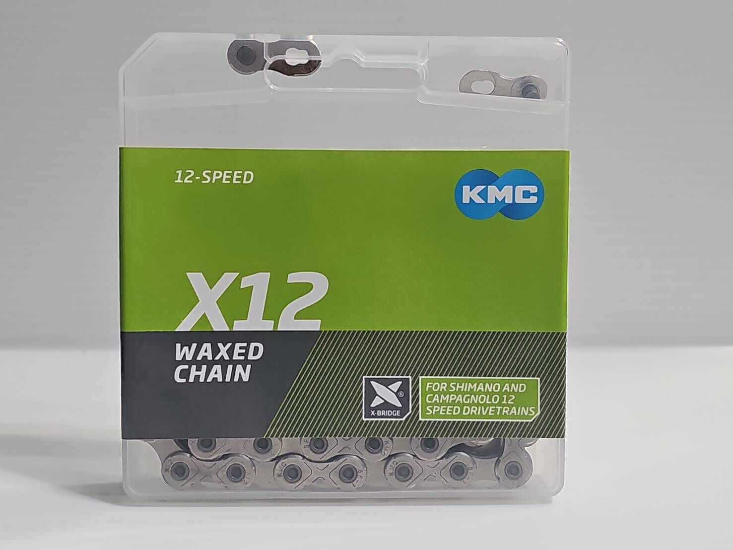 KMC X12W 12S 蠟鏈條 銀色蠟鏈條 12速蠟鏈條 KMC GO WAXED 腊鏈條 上好腊的鏈條 預上腊鏈條 上蠟12速鏈條