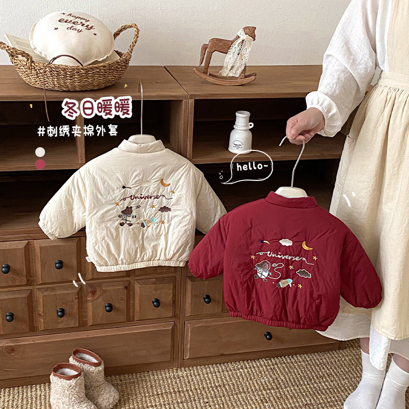 《2471》雙面加厚刺繡小圖外套(73-120)