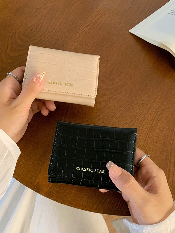 Japanese Short Faux-Leather PU Wallet