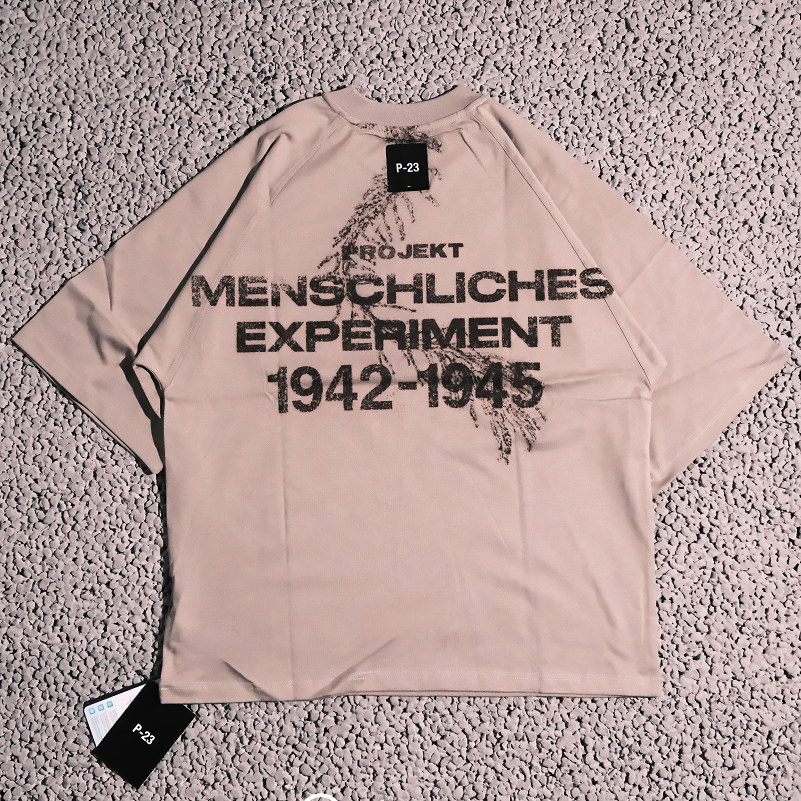 2025AW P-23 M-EX T-SHIRT Raglan PROJEKT T-Shirt 寬版 精梳 短T 現貨 P23F2501 / P23F2502