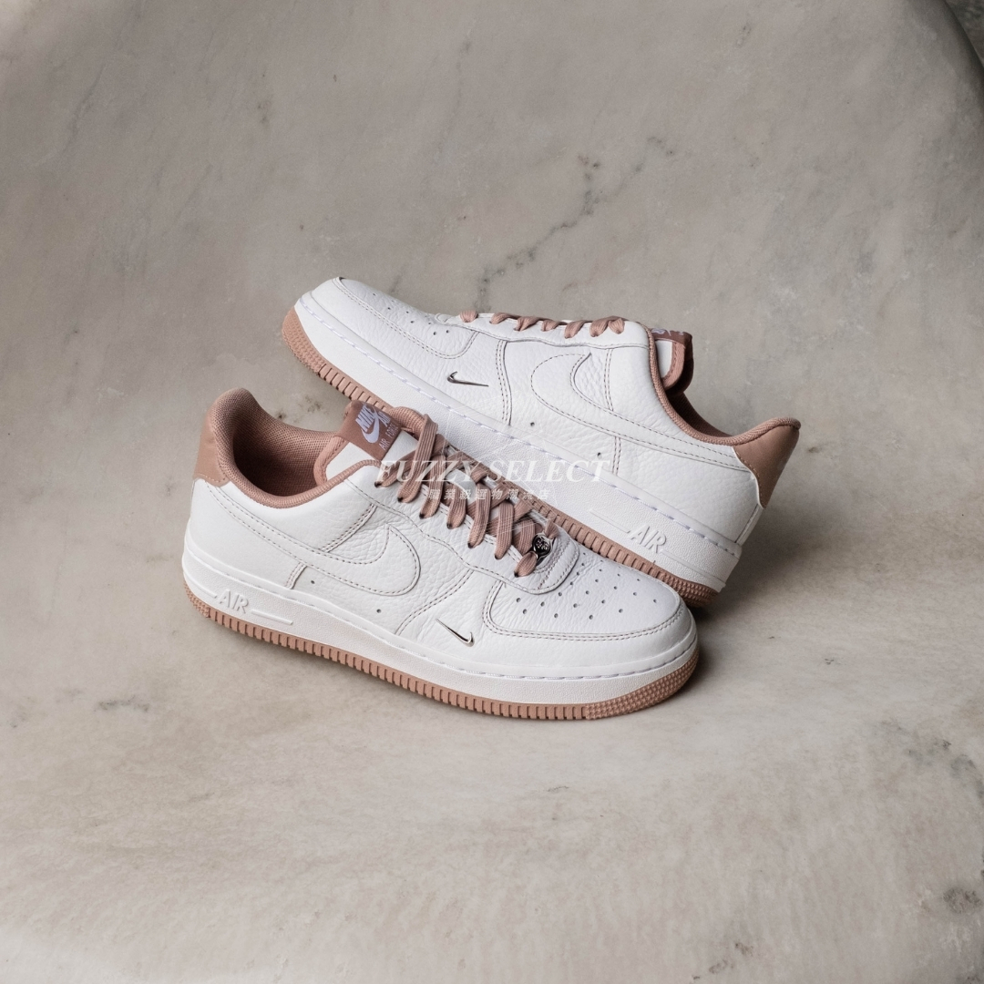 【逢甲 FUZZY】W Nike Air Force 1 "MINI JEWEL" 小勾 白粉 IB6543-100