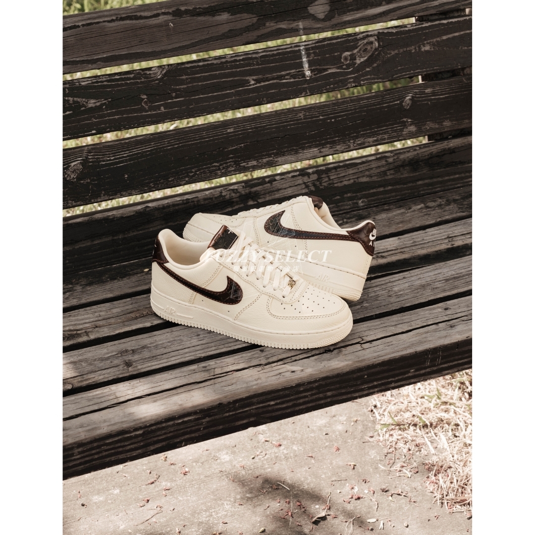 【逢甲 FUZZY】Nike Air Force 1 "Soft Pearl" 米白 酒紅 IH7332-001