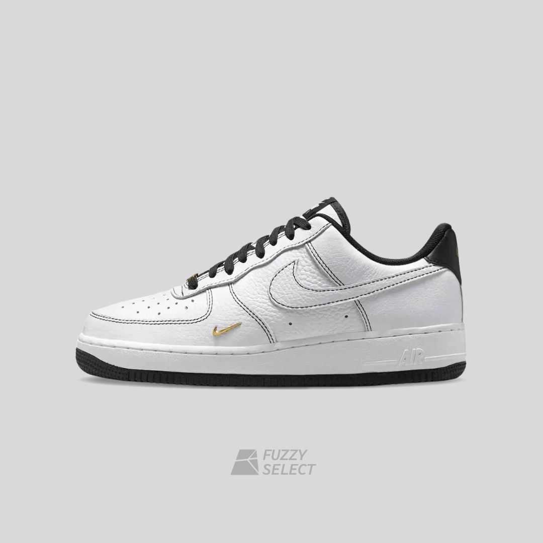 【逢甲 FUZZY】W Nike Air Force 1 "White/Black" 白黑 小金勾 反車線 IB6543-101