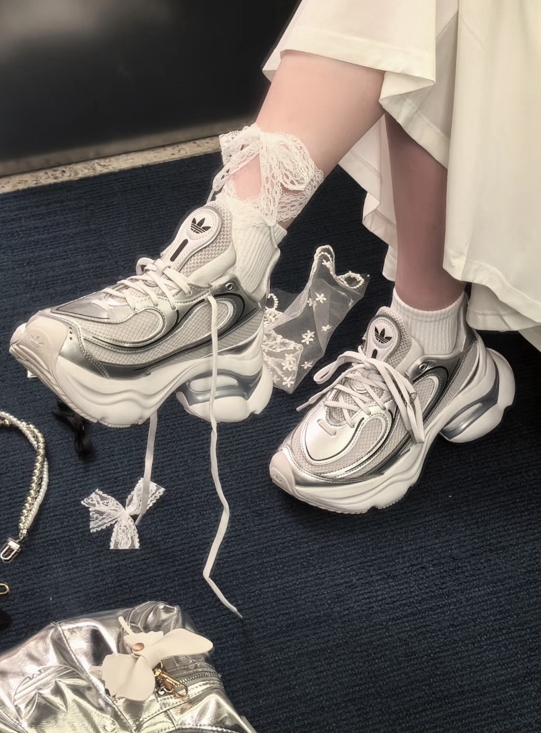 <預購> ADIDAS OZVENUZ 液態銀 宋雨琦同款