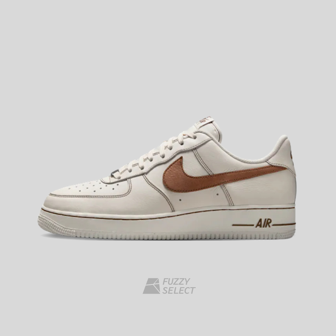 【逢甲 FUZZY】Nike Air Force 1 " Ivory/Brown" 象牙白棕 縫線 HQ2037-101