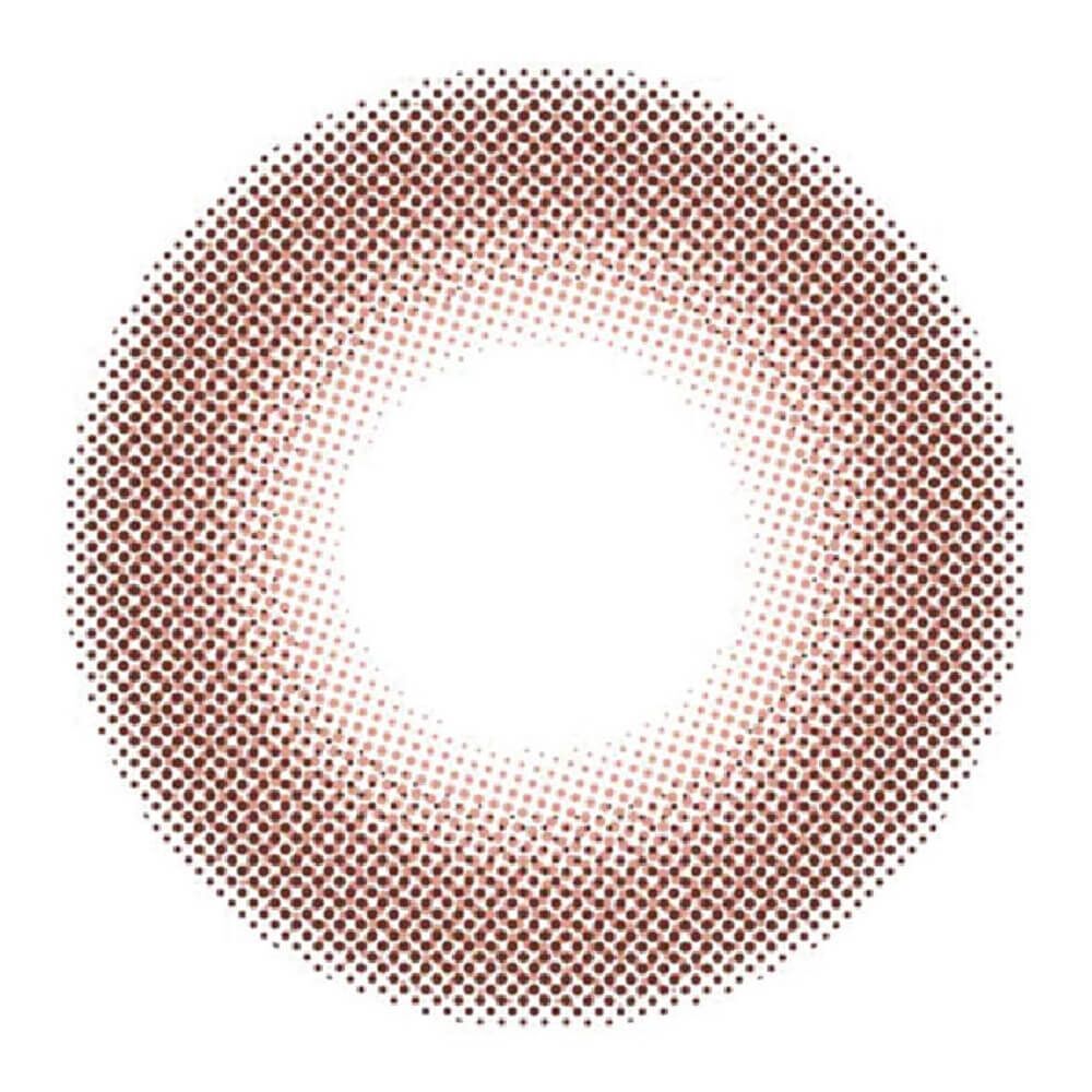 [日拋] RuthChiffon ZERU 2 weeks Pink Brown 彩妝隱形眼鏡｜每盒6片