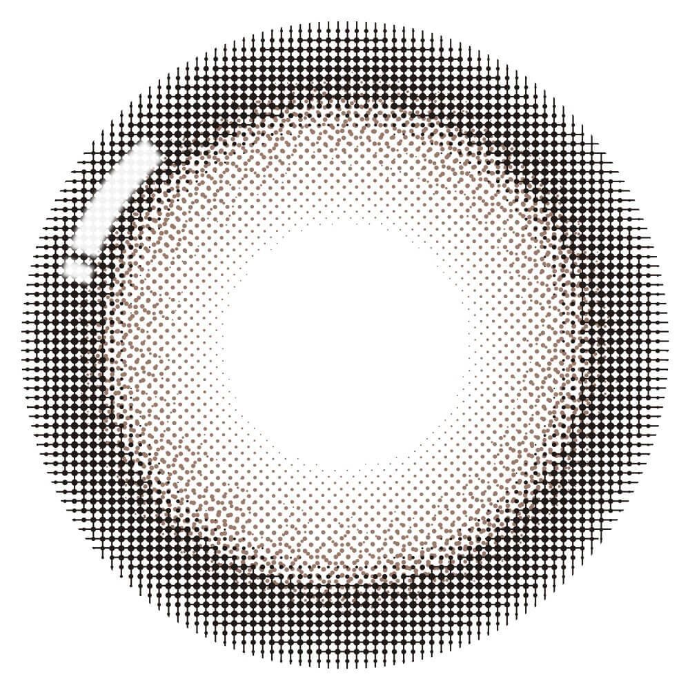 [月拋] Honey Kiss 1 Month Chulun Sugar Beige 彩妝隱形眼鏡｜每盒2片