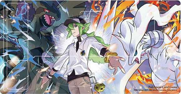POKEMON 橡膠對戰桌墊 「N&捷克羅姆&萊希拉姆」