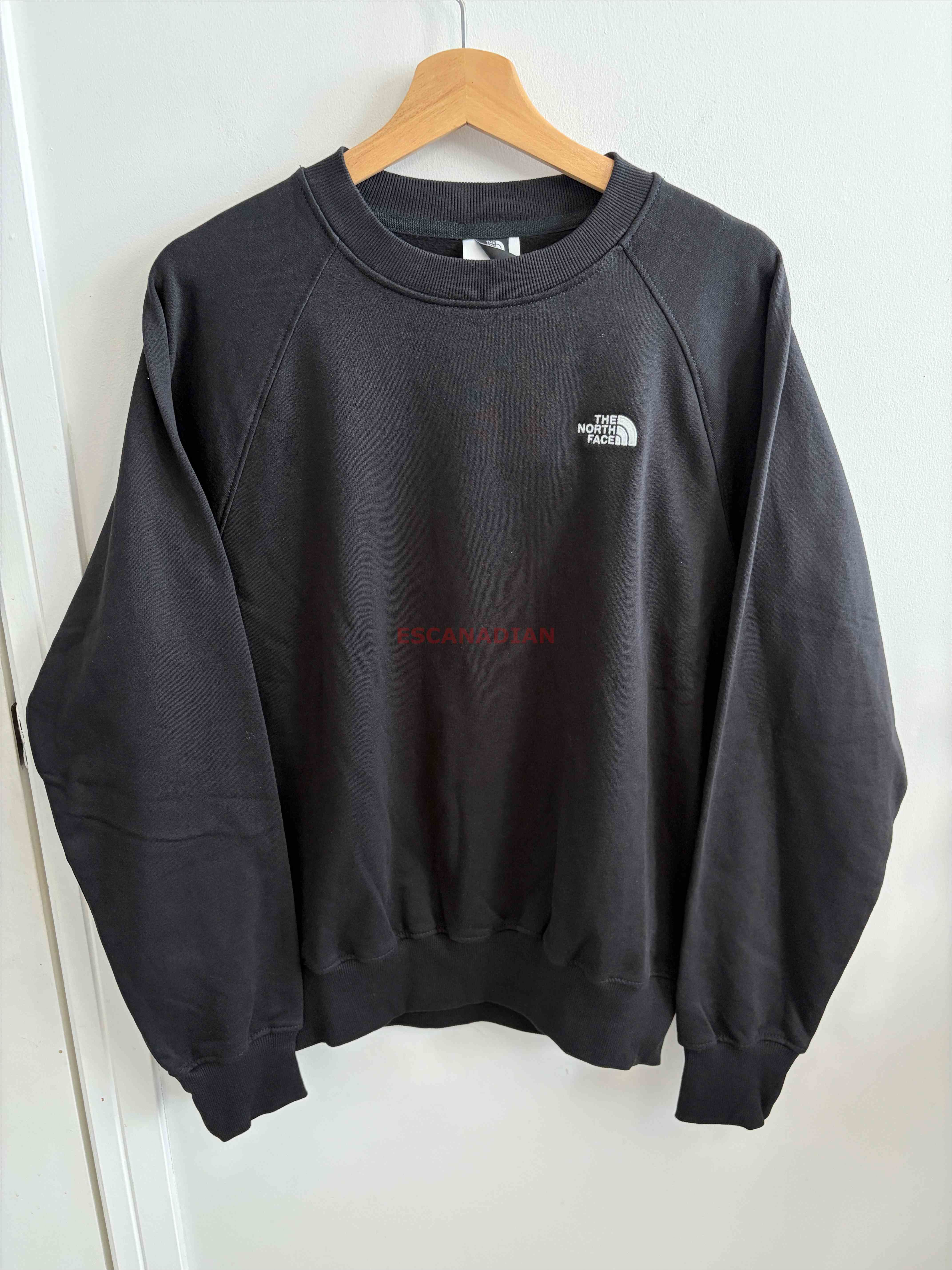 THE NORTH FACE 男大人 經典刺繡小標 落肩 寬版 刷毛 大學TEE