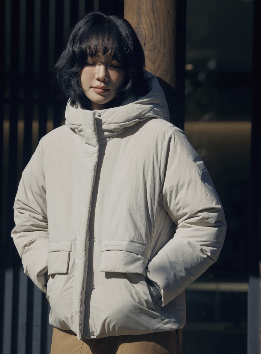 <韓國代購> SNOWPEAK CITY CAMPER WOMEN HOOD HEAVY DOWN JACKET