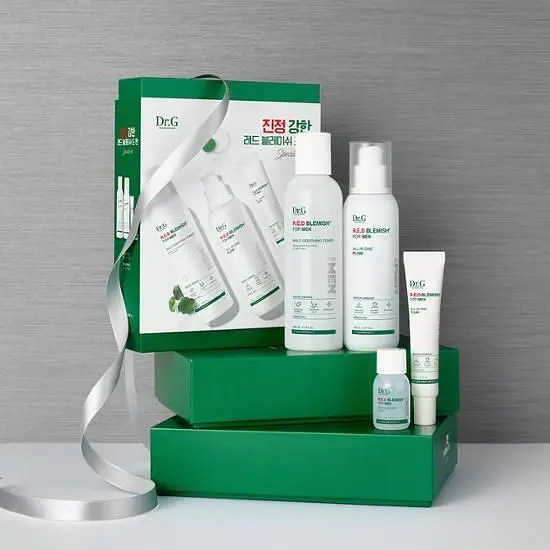 Dr.G 男士積雪草舒緩護膚水乳套組 (2件套 + 2件迷你裝)