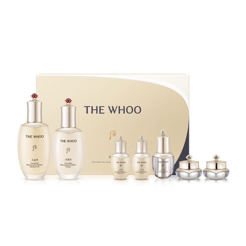 天氣丹PRO 光耀煥活緊顏 水乳禮盒 水150ml+乳110ml+5件旅行装 7件套 淡紋套裝[平行進口]