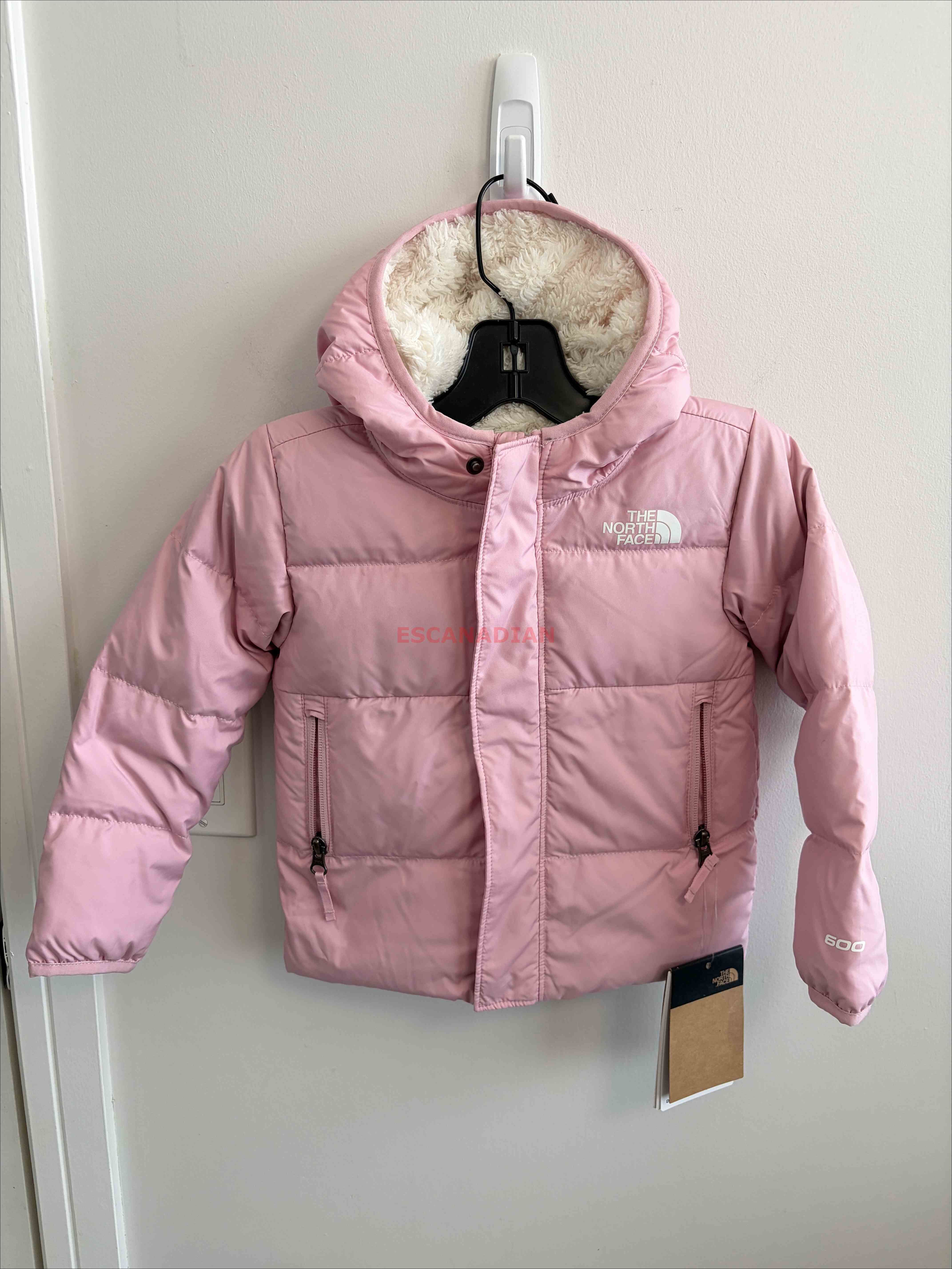 THE NORTH FACE 小童裝 600蓬鬆羽絨 防潑水 連帽QQ毛 外套