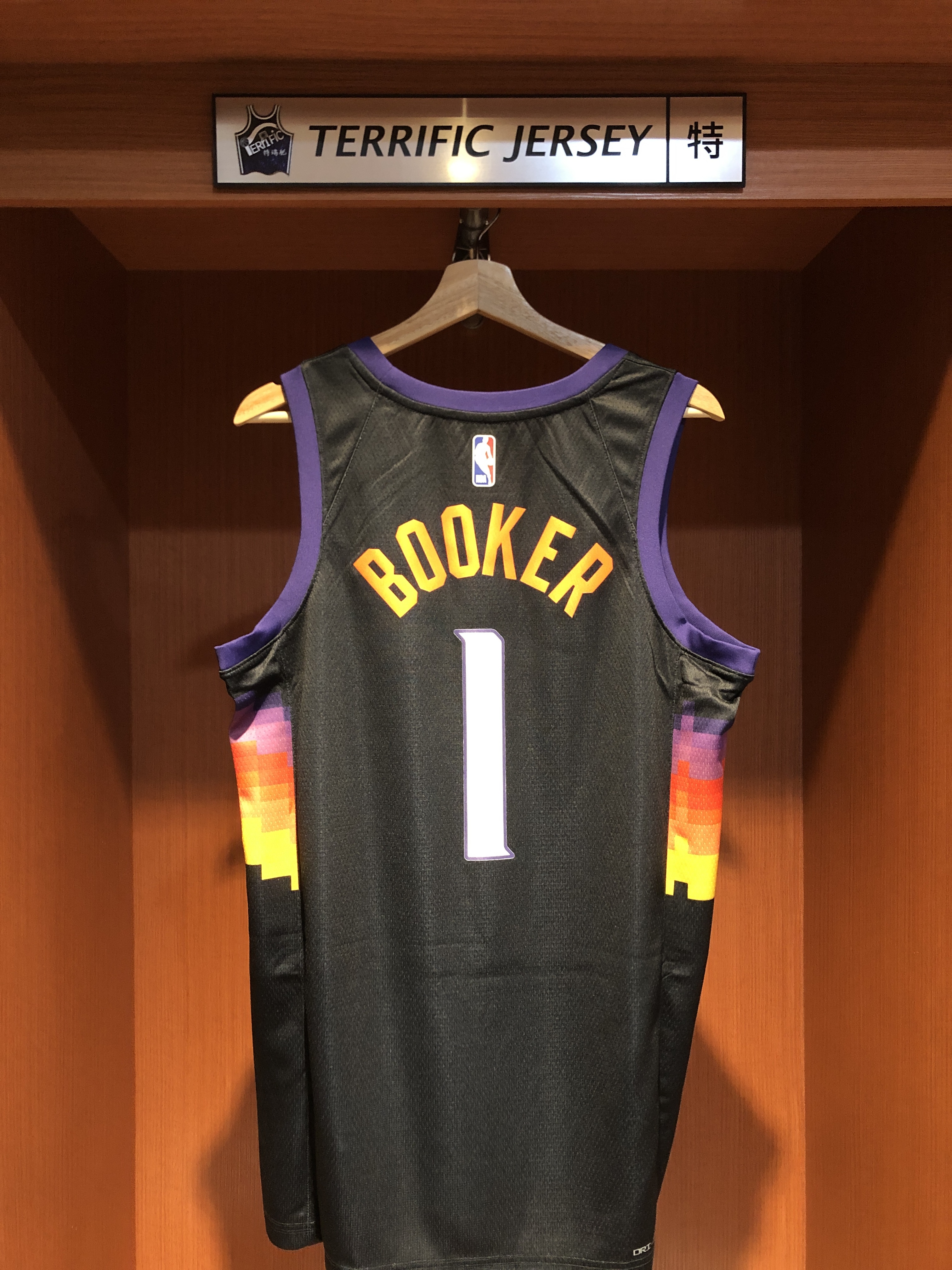 NBA球衣 Devin Booker 鳳凰城太陽城市 25-26 City Nike Swingman 球迷版 熱轉印 全新