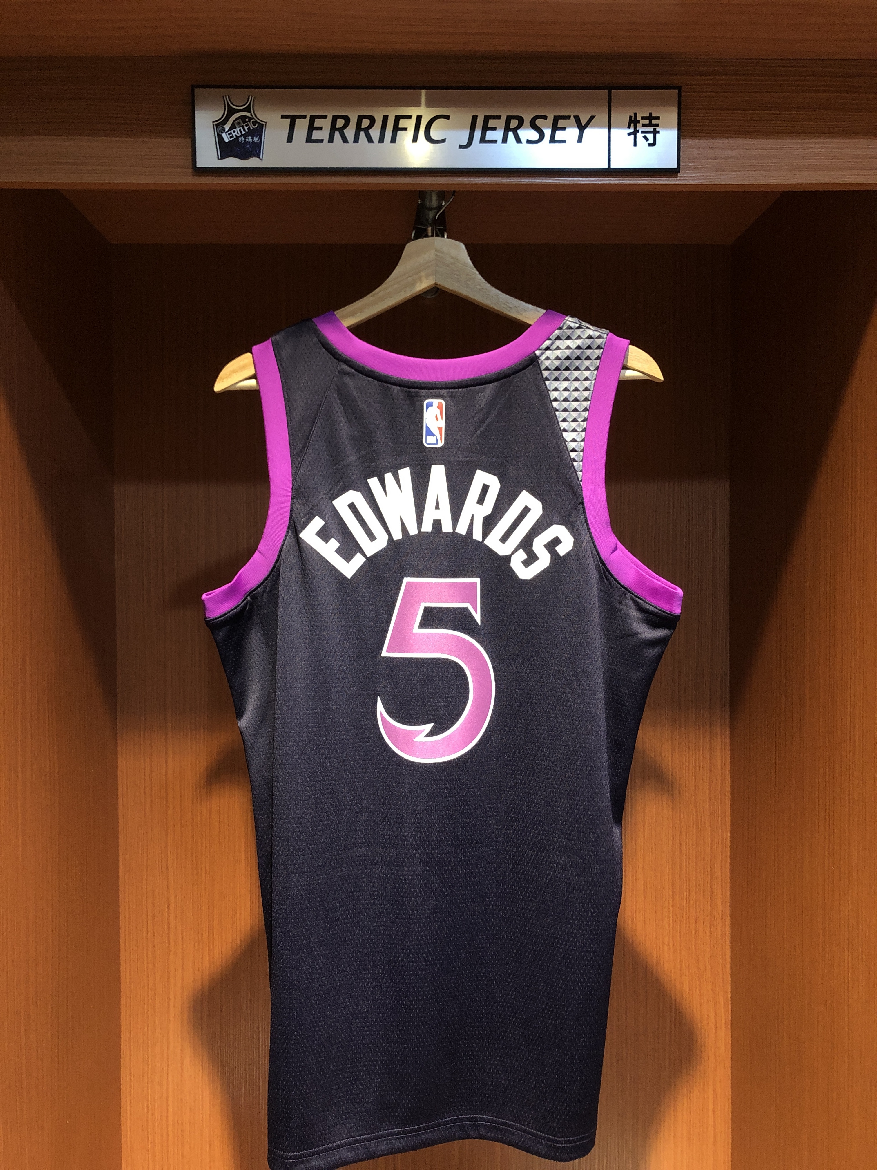 NBA球衣 Anthony Edwards 明尼蘇達灰狼城市 25-26 City Nike Swingman 球迷版 熱轉印 全新