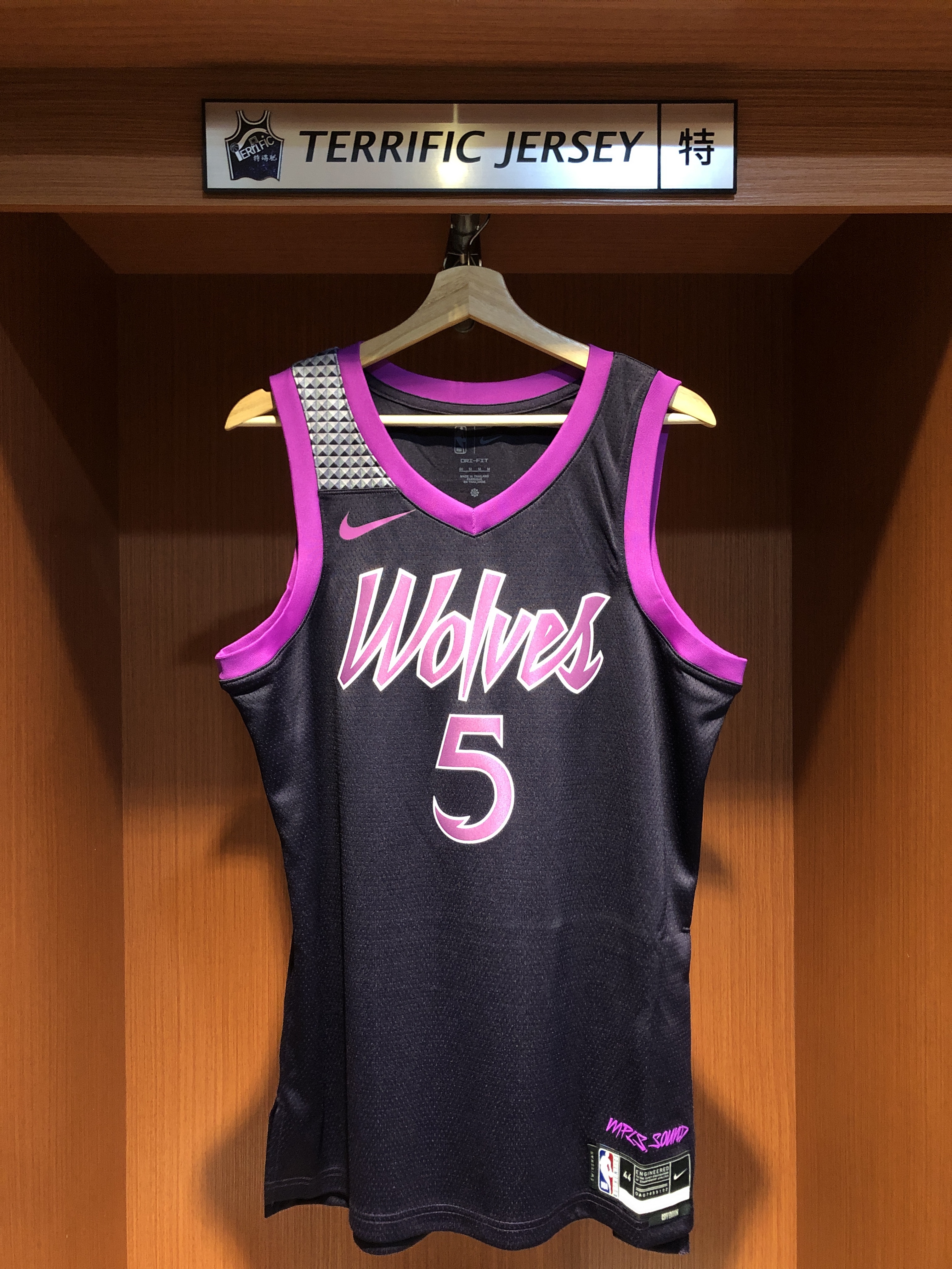 NBA球衣 Anthony Edwards 明尼蘇達灰狼城市 25-26 City Nike Swingman 球迷版 熱轉印 全新