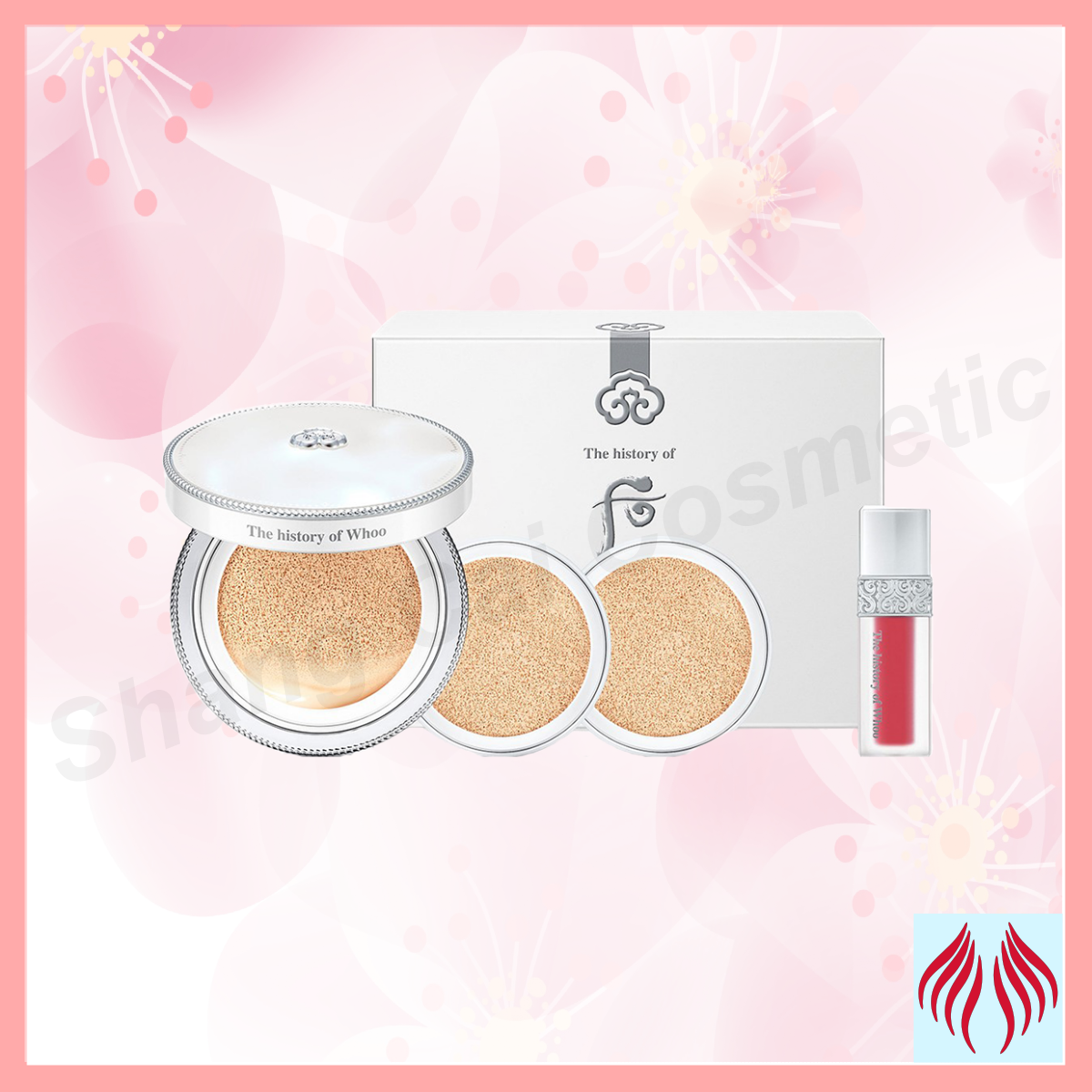 Whoo后 拱辰享 雪潤亮白氣墊粉底霜套盒 #21 [平行進口 8801051485219]
