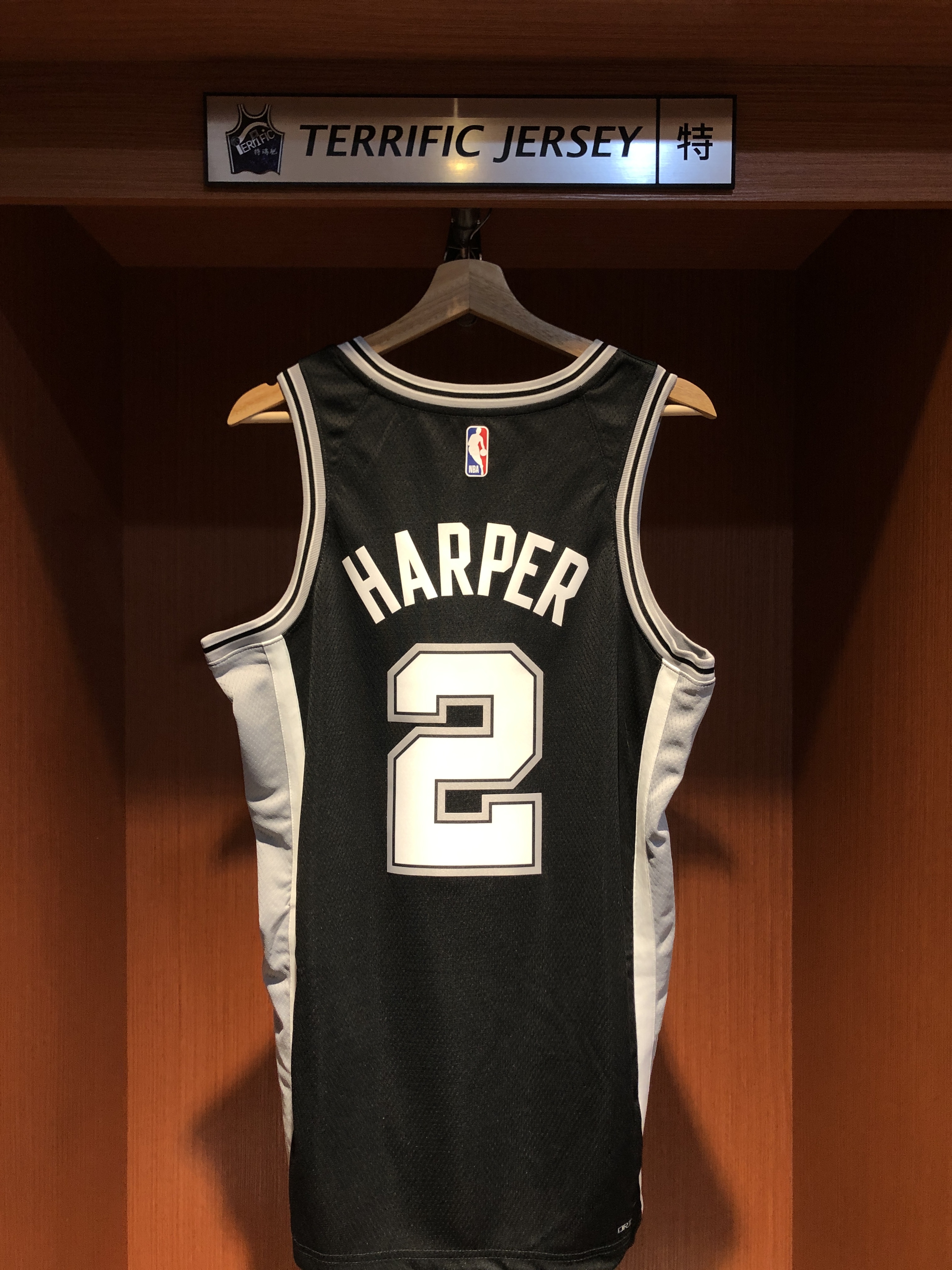 NBA球衣 Dylan Harper 聖安東尼奧馬刺黑 Icon Nike Swingman 球迷版 熱轉印 全新