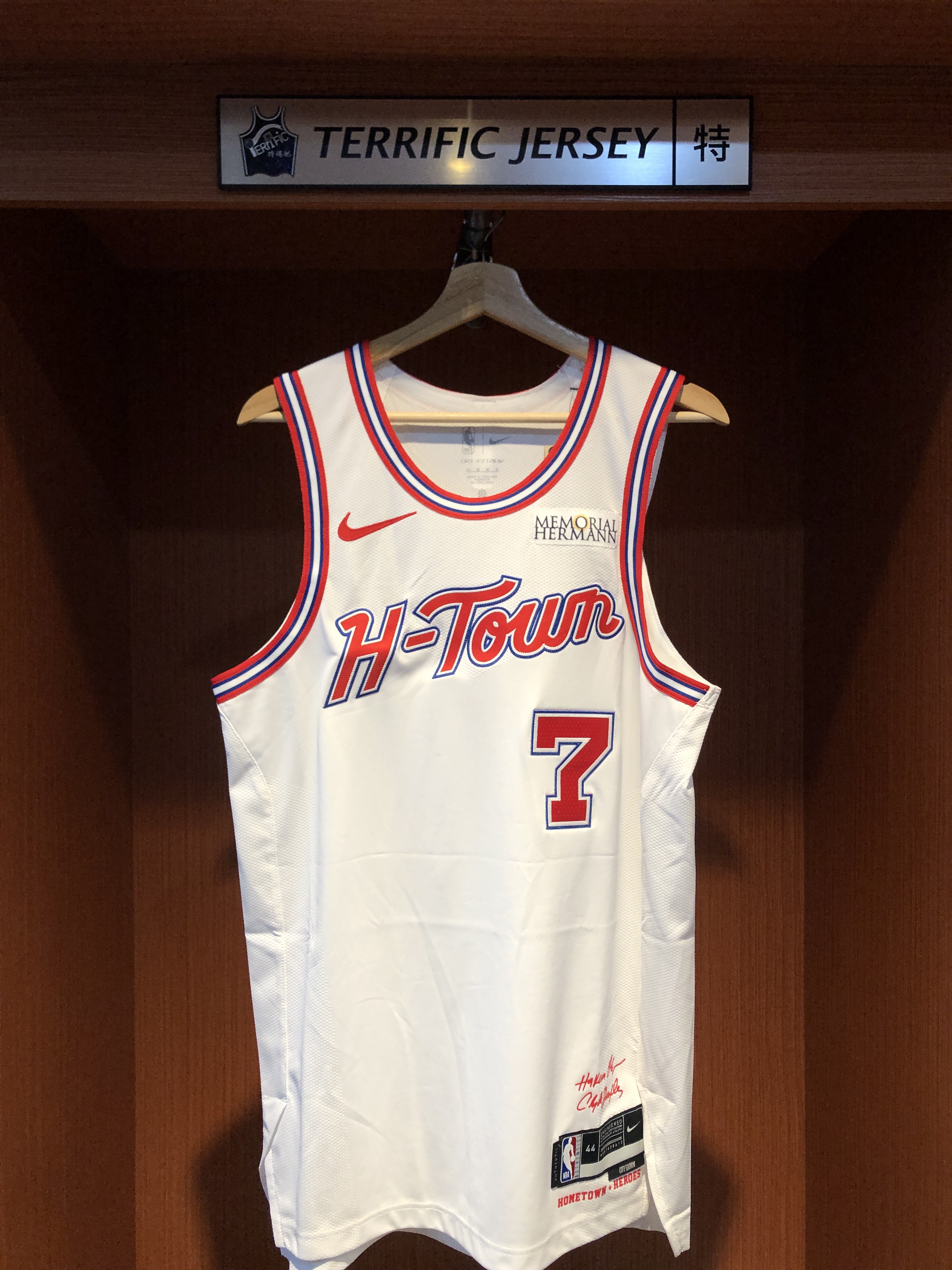 NBA球衣 Kevin Durant 休士頓火箭城市 25-26 City Nike Authentic 球員版 電繡 含贊助商標 全新