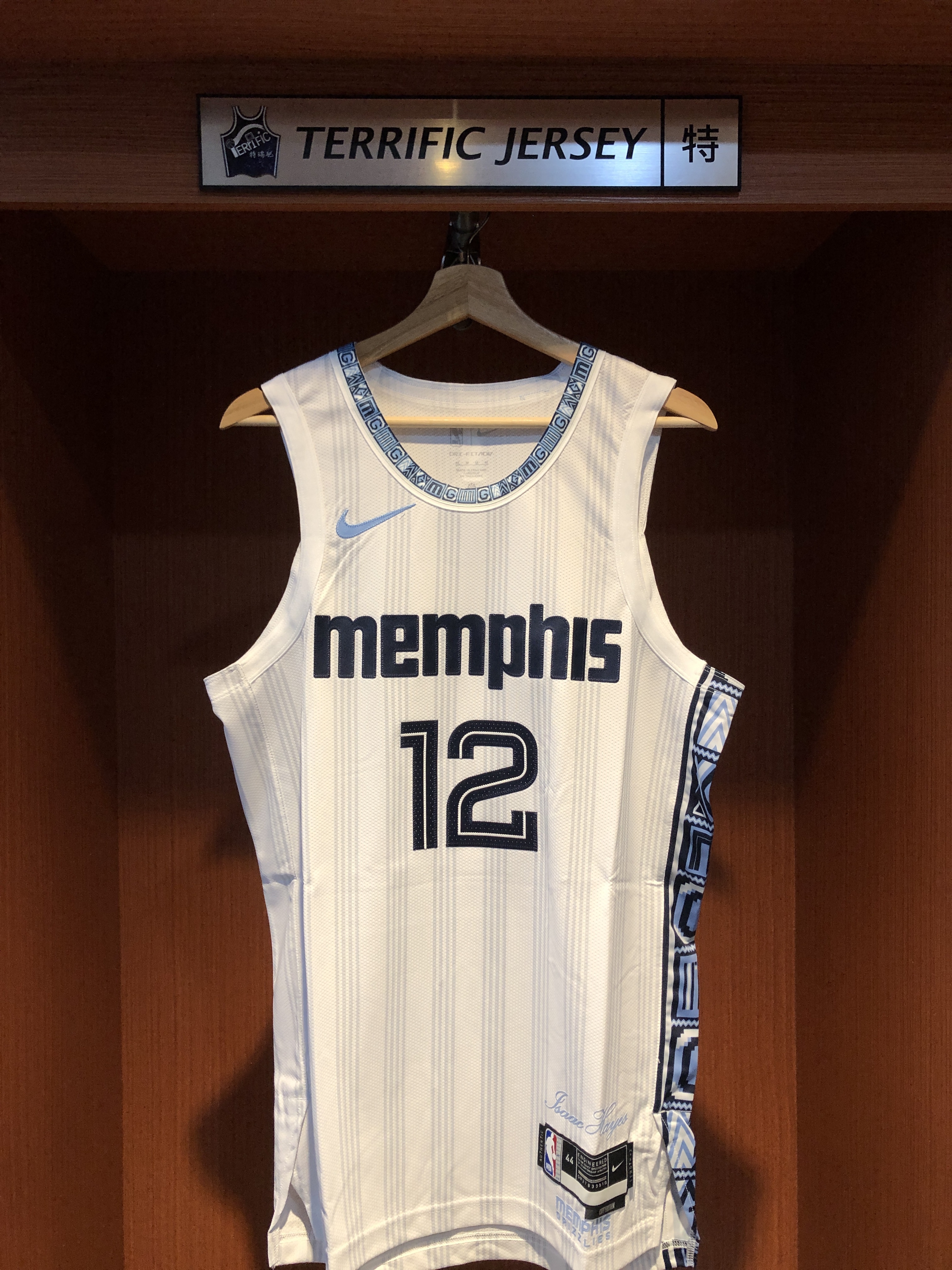 NBA球衣 Ja Morant 曼菲斯灰熊城市 25-26 City Nike Authentic 球員版 電繡 全新