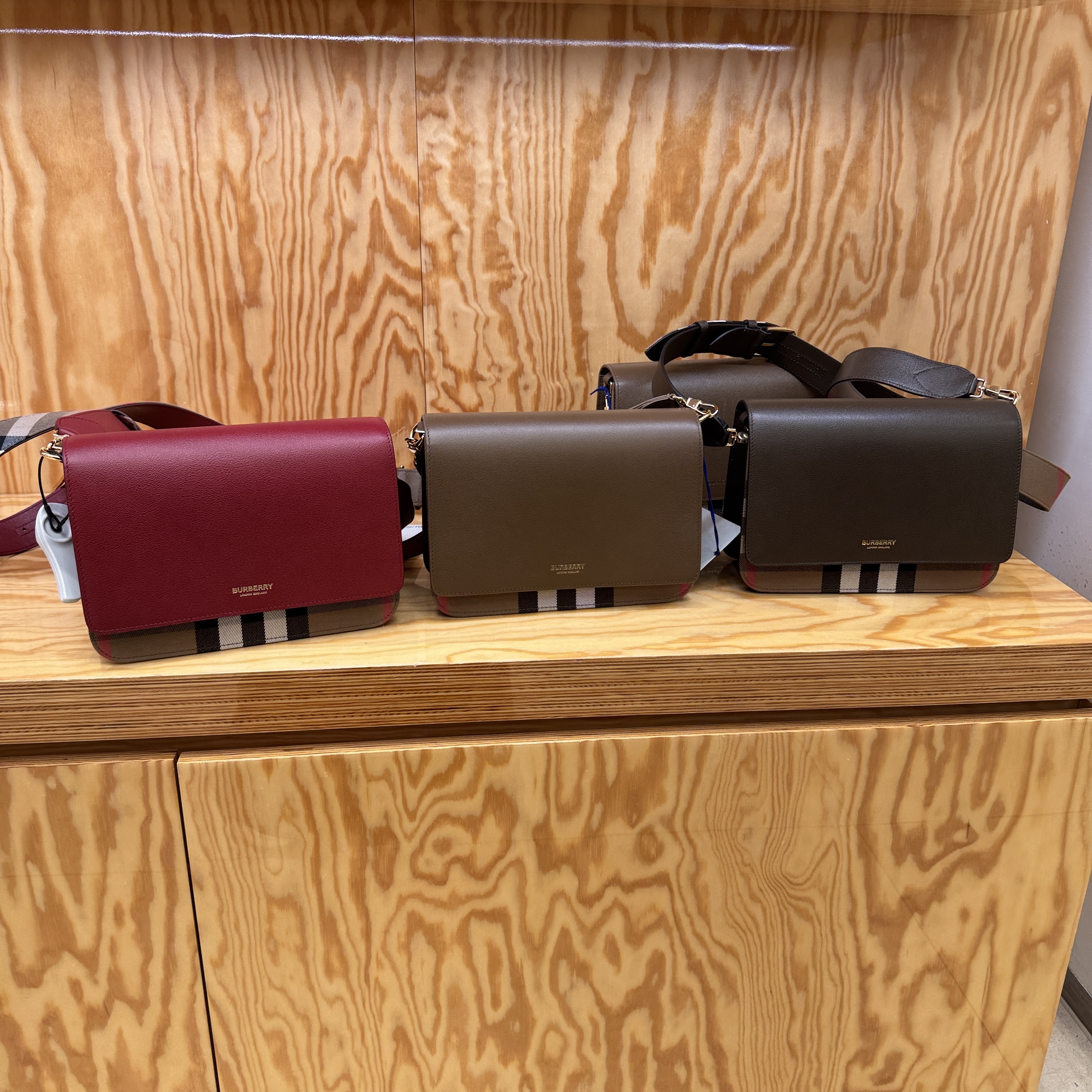 Burberry Mackford check small crossbody bag 4 colors