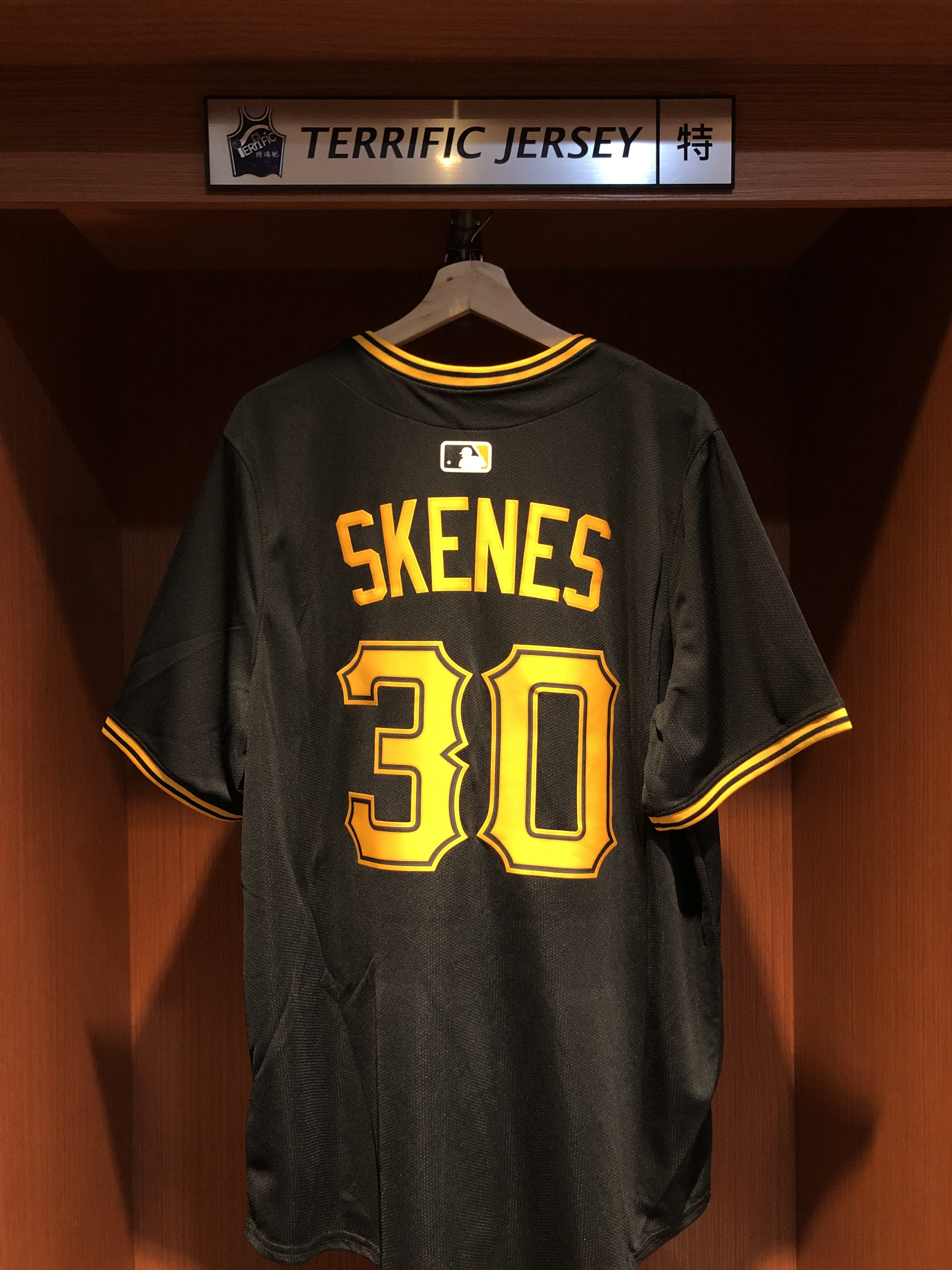 MLB球衣 Paul Skenes 匹茲堡海盜黑 Nike Limited Player Name Jersey 球迷版 熱轉印 全新