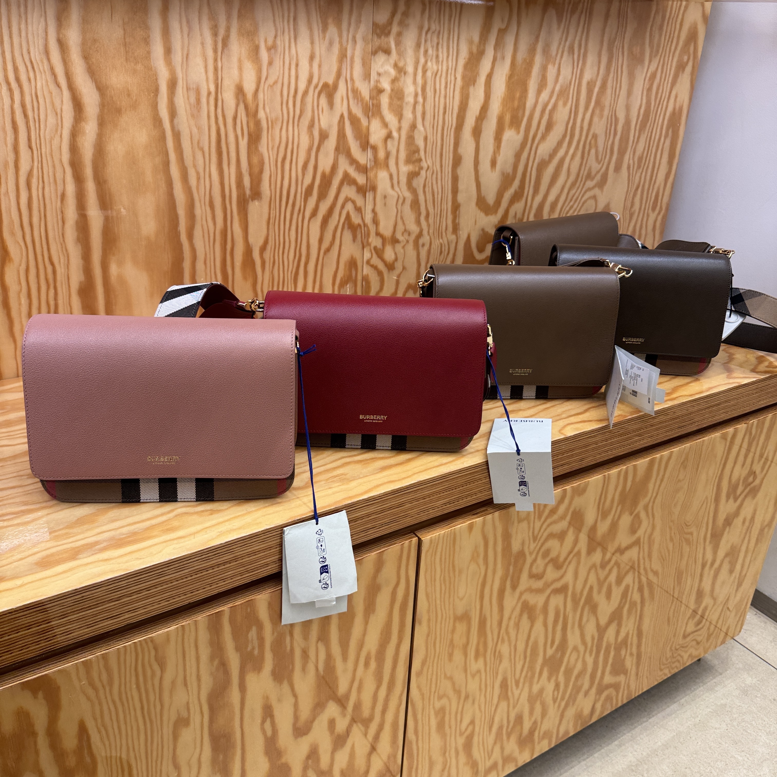 Burberry Mackford check small crossbody bag 4 colors