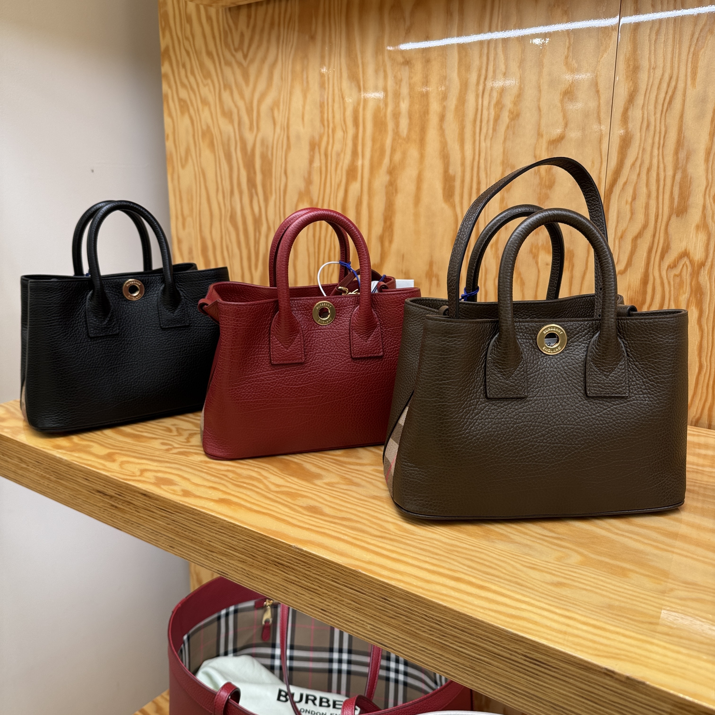 Burberry Mini Bermondsey top handle bag 3 colors