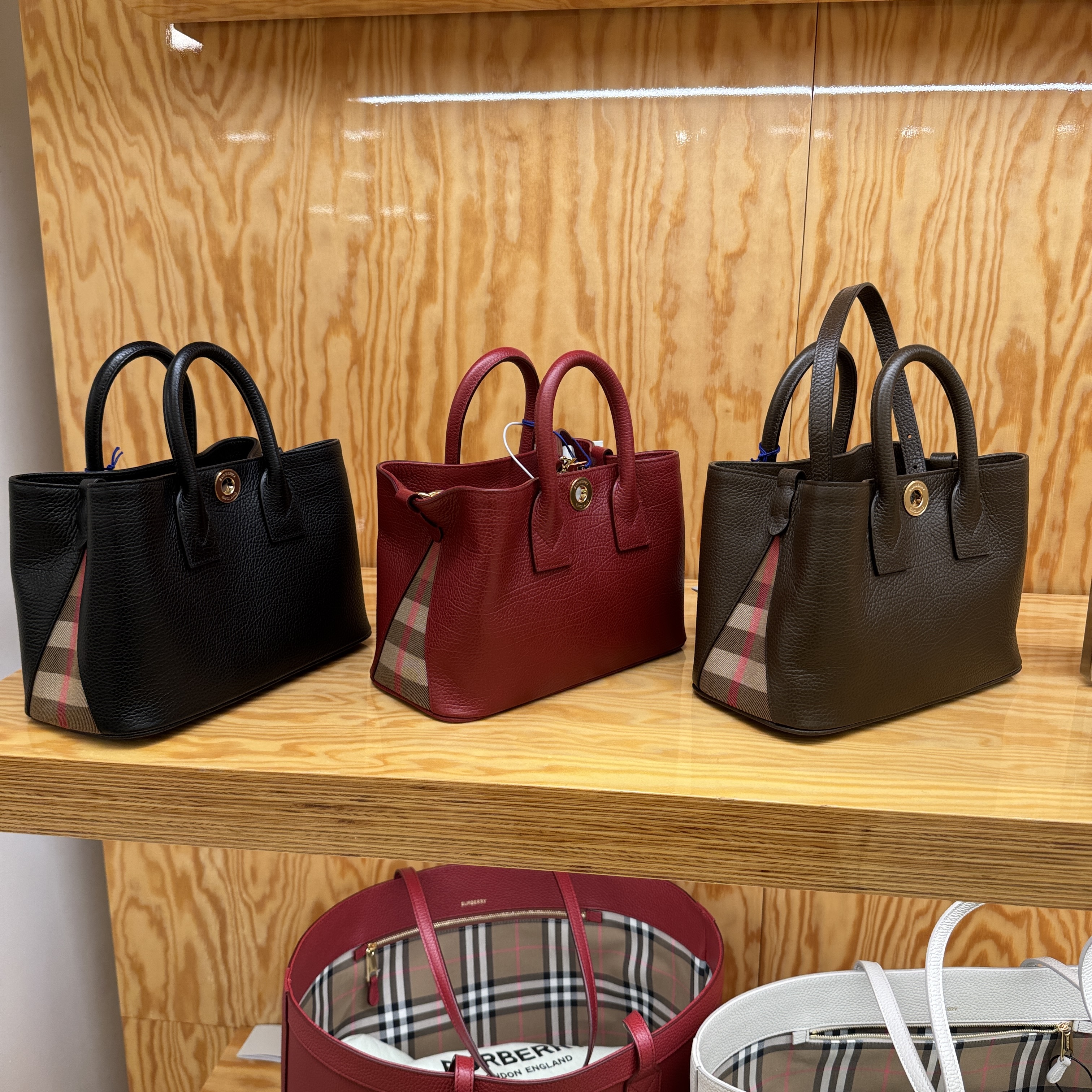 Burberry Mini Bermondsey top handle bag 3 colors