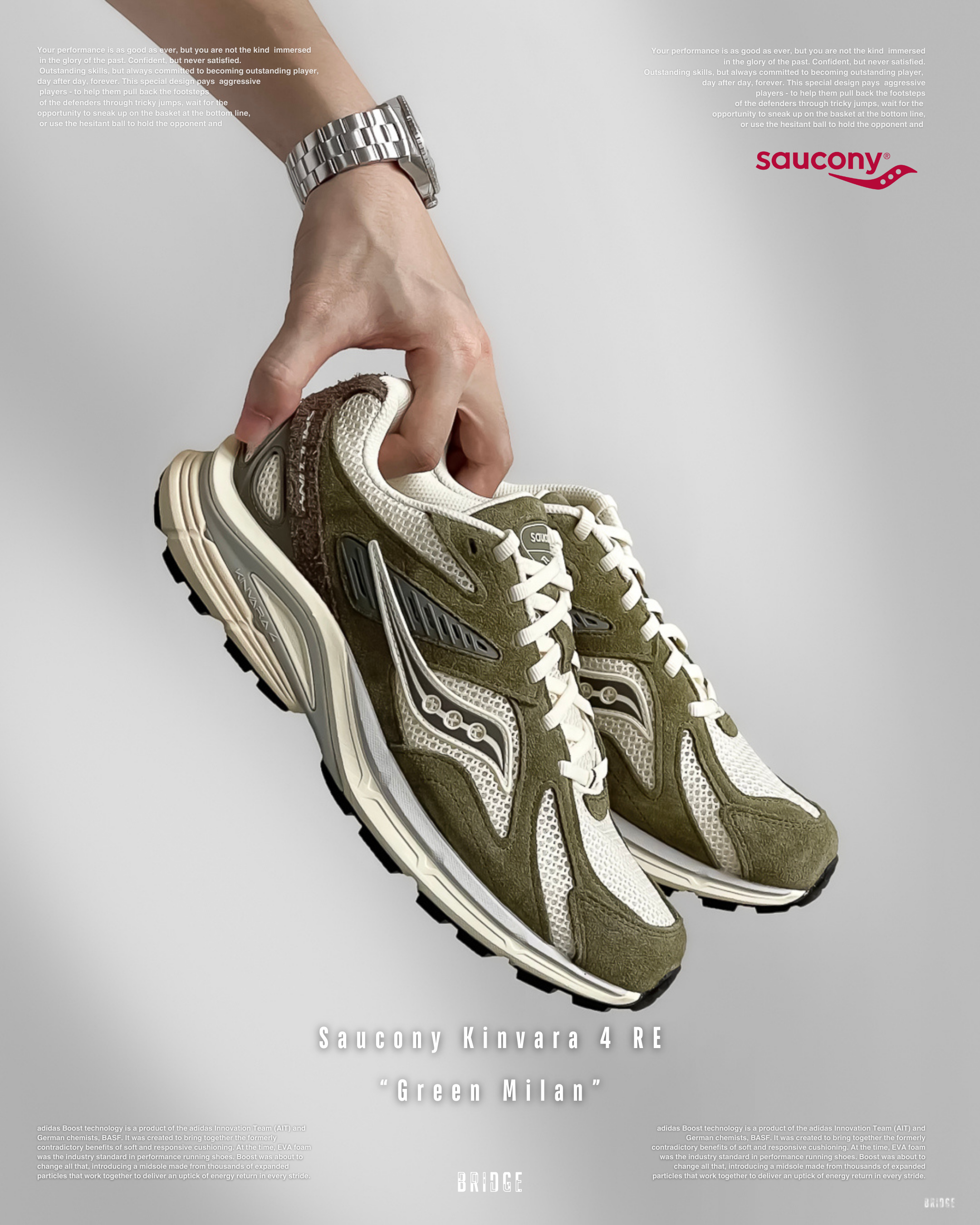 『源自美國聯名先鋒 🇺🇸』Saucony Kinvara 4 RE “Green Milan” S79052-21