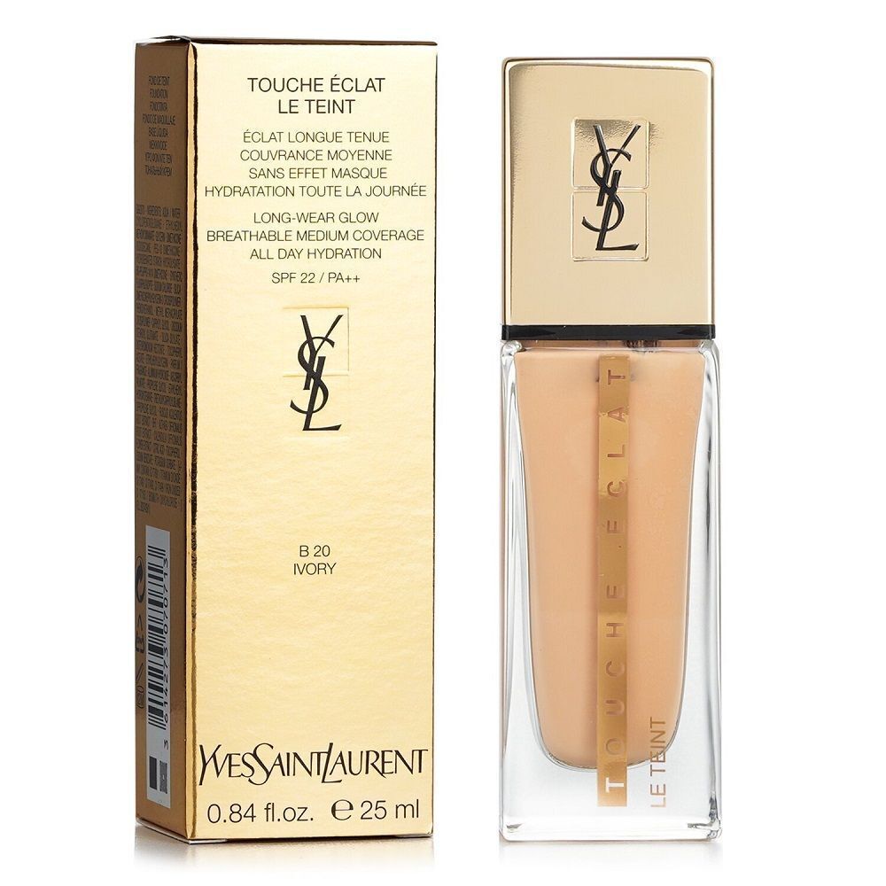 YSL 聖羅蘭 明彩精萃水粉霜/超模光感極潤粉底 #B20 IVORY 25ml