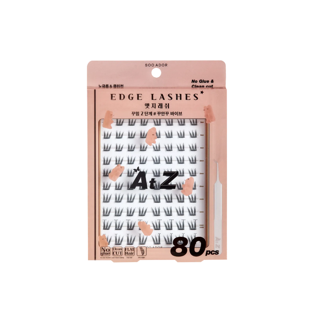 SOO ADOR No Glue Clean Cut Edgelash Decoration #KKU AN KKU Vibes