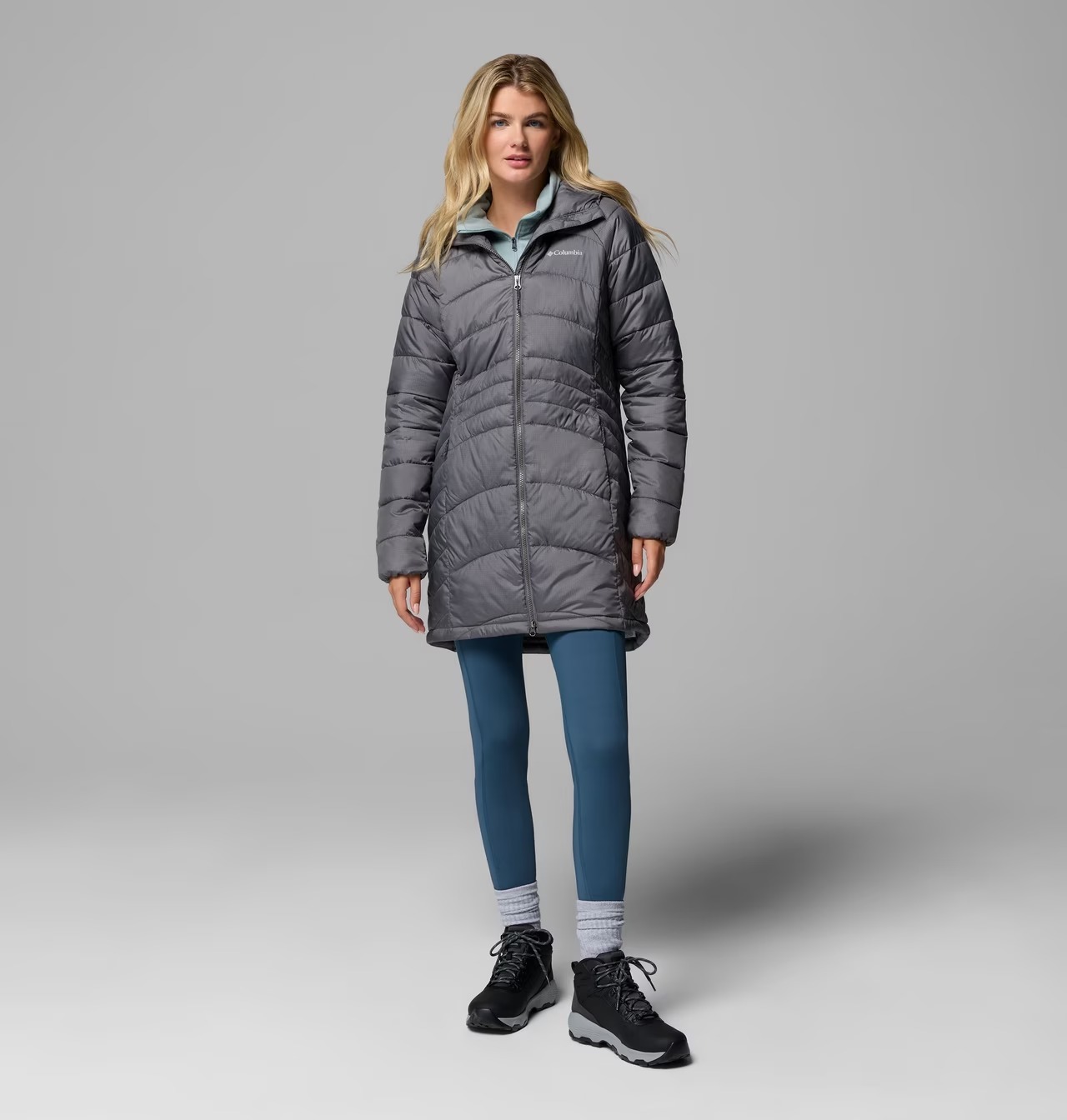 【預購】Q120405 Columbia 女士灰色 Karis Gale™ II 長外套