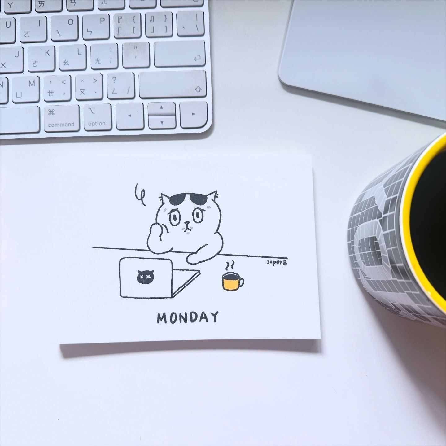 我這麼可愛為什麼要上班 明信片｜superB studio