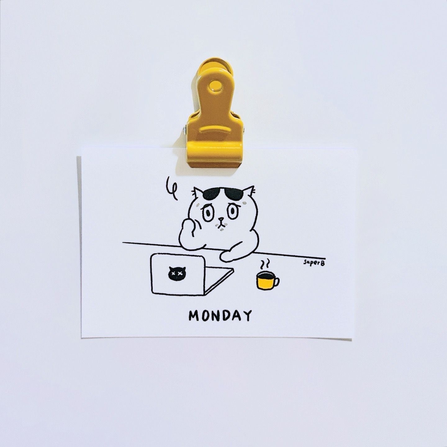 我這麼可愛為什麼要上班 明信片｜superB studio