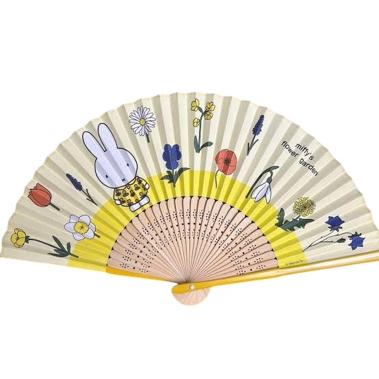 JP Miffy 造型摺扇 黄花花 2826 TK251204