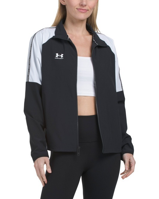 【預購】Q120412 UNDER ARMOUR 女款黑色Challenger Pro 運動外套