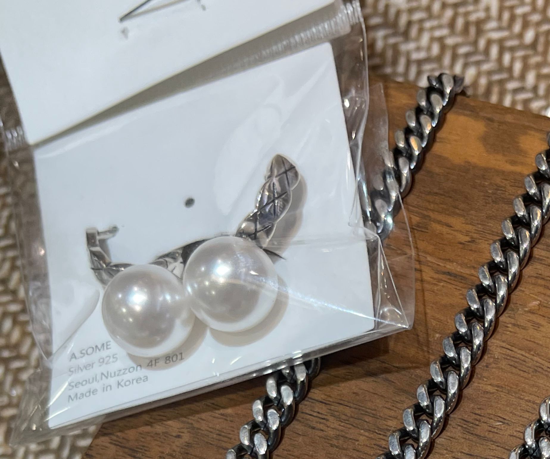 SL1242/大珍珠耳環