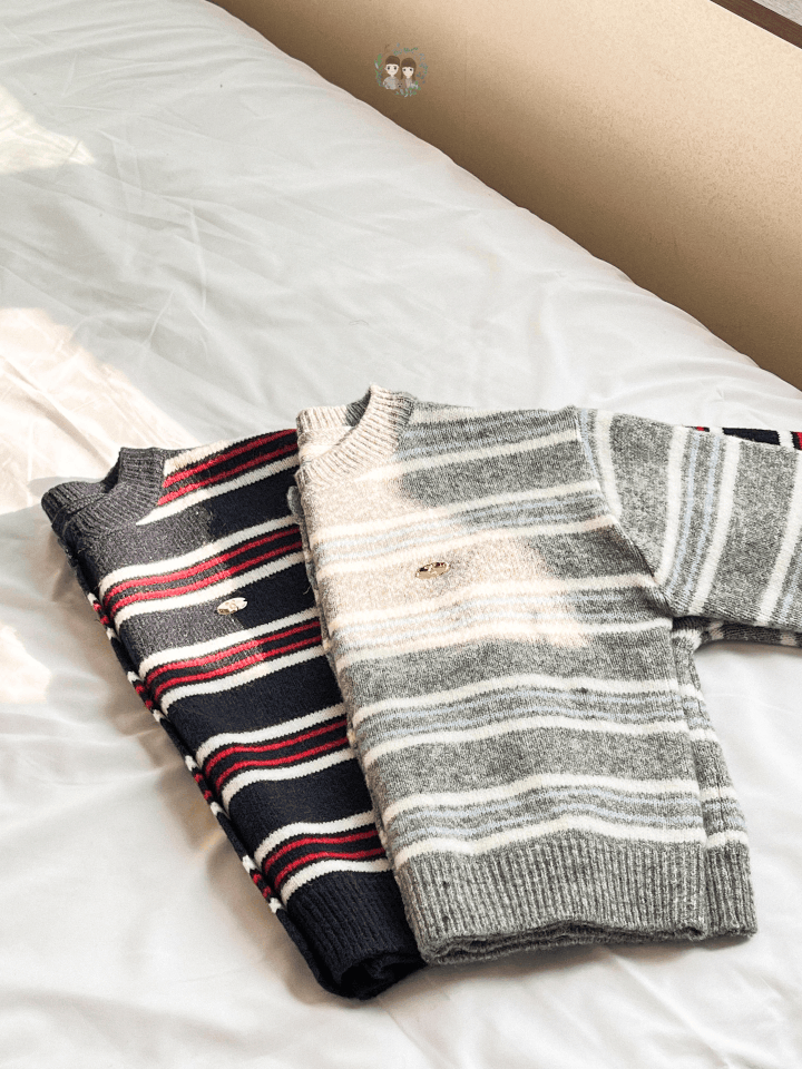 高質小金牌間紋針織外套〈🇰🇷DAY 2〉