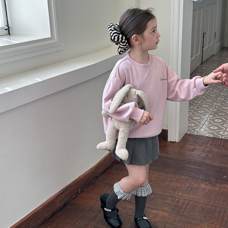 粉色娃娃 女孩款大學T 9款 90-170cm